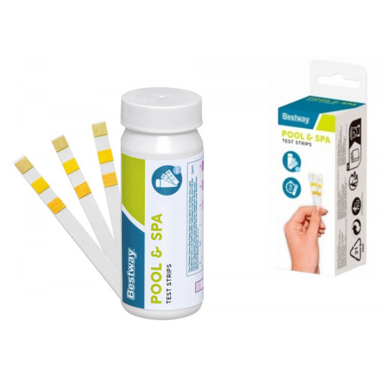 Tester pH vody a chlóru, 50 pásikov - BESTWAY 58142